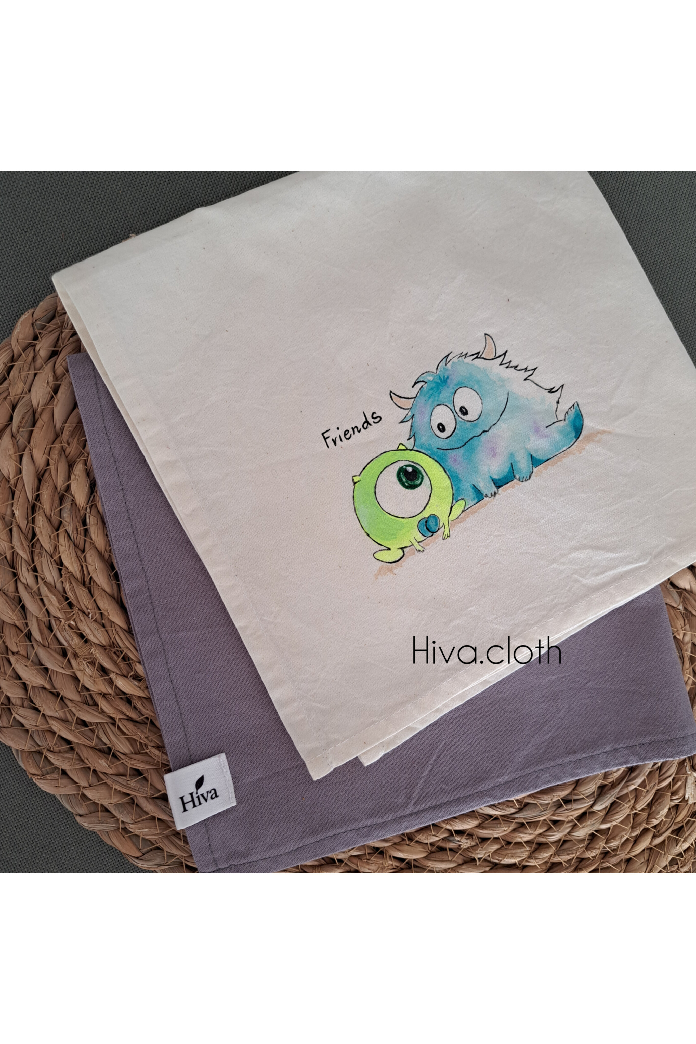 ست دو عددی دستمال آشپزخانه و غذاخوری لنین هیوا