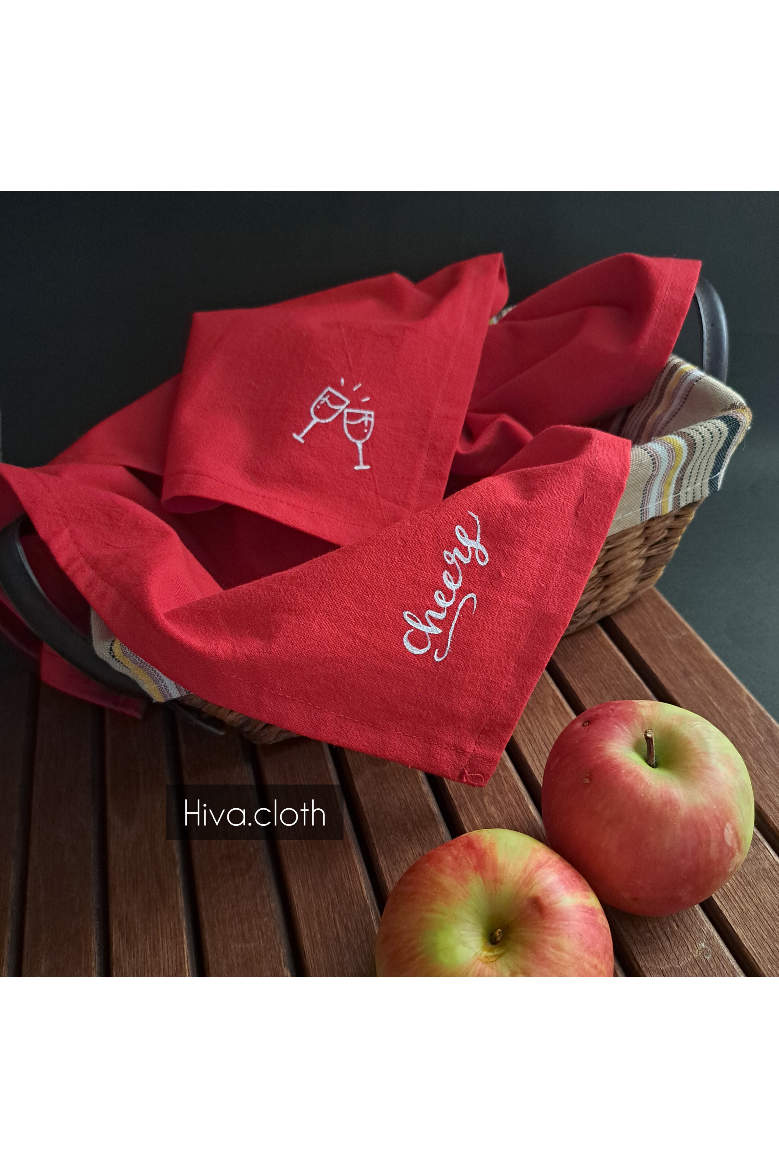 ست دو عددی دستمال آشپزخانه و غذاخوری لنین هیوا