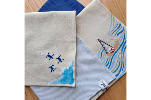 ست چهار عددی دستمال آشپزخانه هیوا